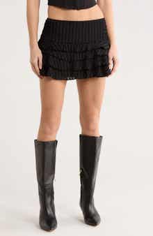 Motel Carlota Crinkled Miniskirt