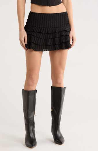 Motel Carlota Crinkled Miniskirt