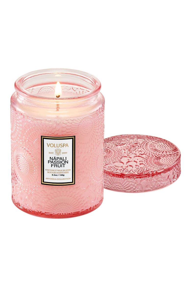 Napali Passion Fruit Small Jar Candle, Alternate, color, NO COLOR