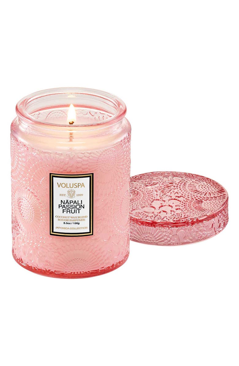 Voluspa Napali Passion Fruit Small Jar Candle, Alternate, color,