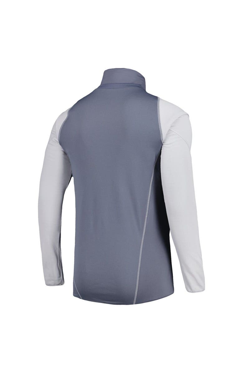 adidas Men's adidas Gray Portland Timbers Warm Raglan COLD.RDY Top, Alternate, color, Gray