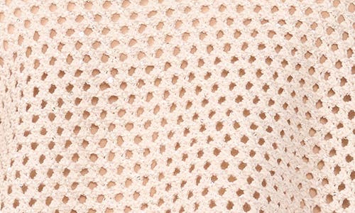VINCE CAMUTO VINCE CAMUTO FISHNET POINTELLE SWEATER
