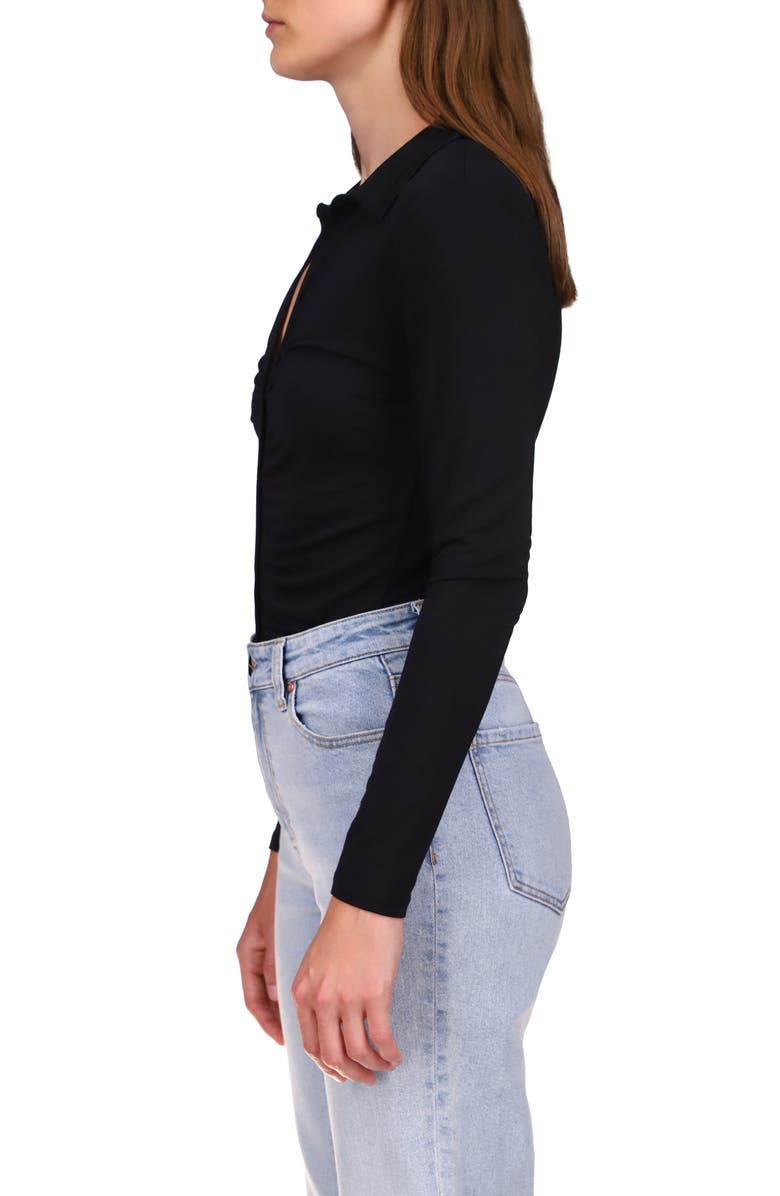 Sanctuary Dreamgirl Button-Up Top, Alternate, color, Black