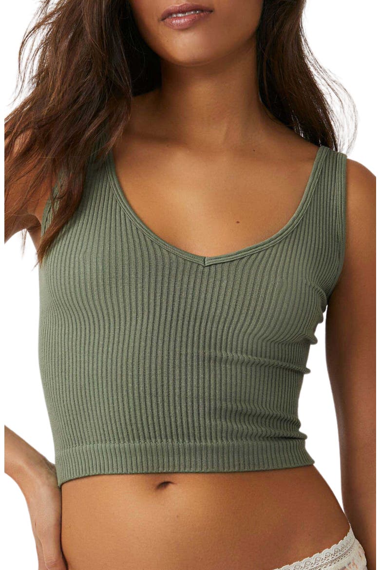Rib Brami Crop Tank, Main, color, MOSS
