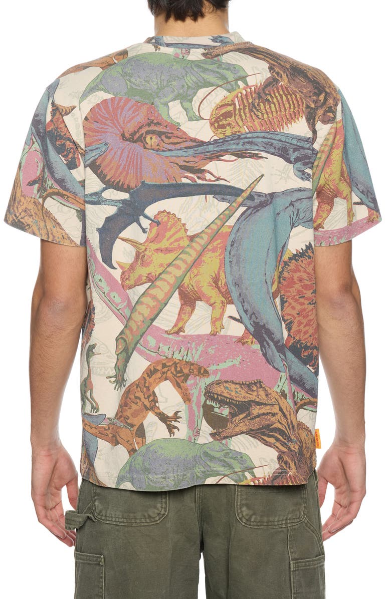 Round Two Dinosaur Print Cotton T-Shirt, Alternate, color,
