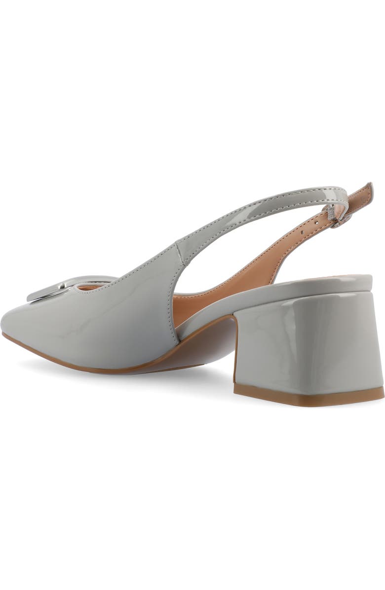 Journee Collection Everlee Slingback Pump, Alternate, color, Grey