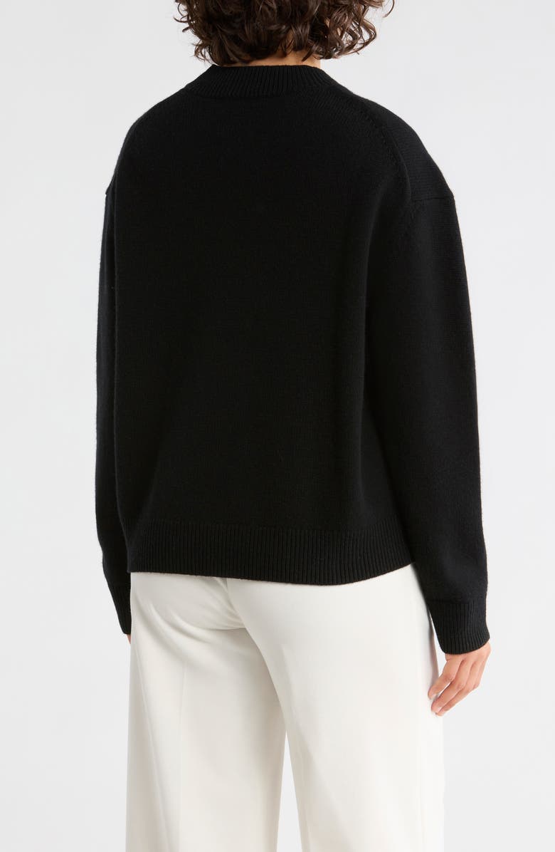 TWP Boy Cashmere Crewneck Sweater, Alternate, color, Black