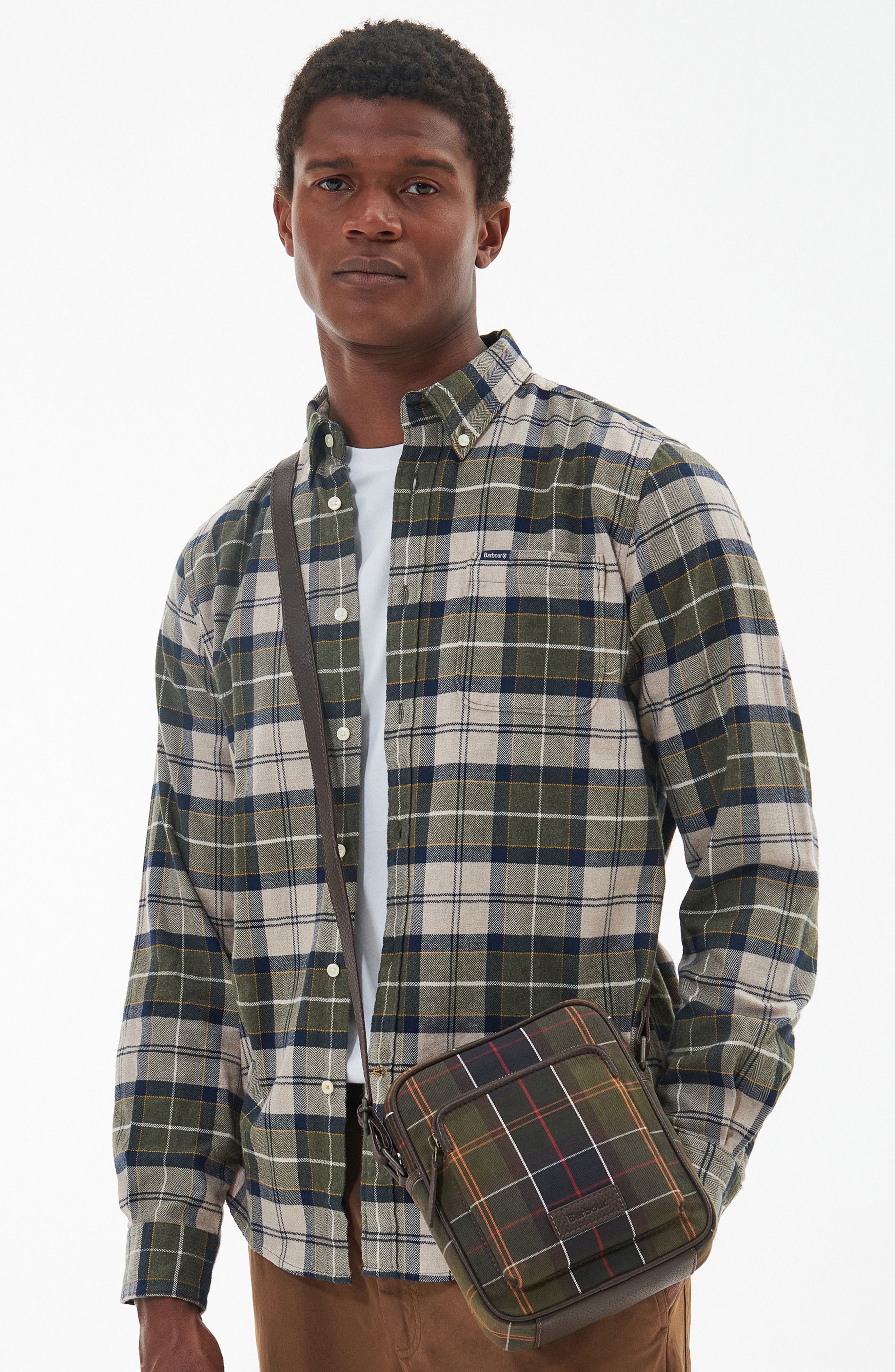 Barbour Tartan Crossbody Bag, Alternate, color, 