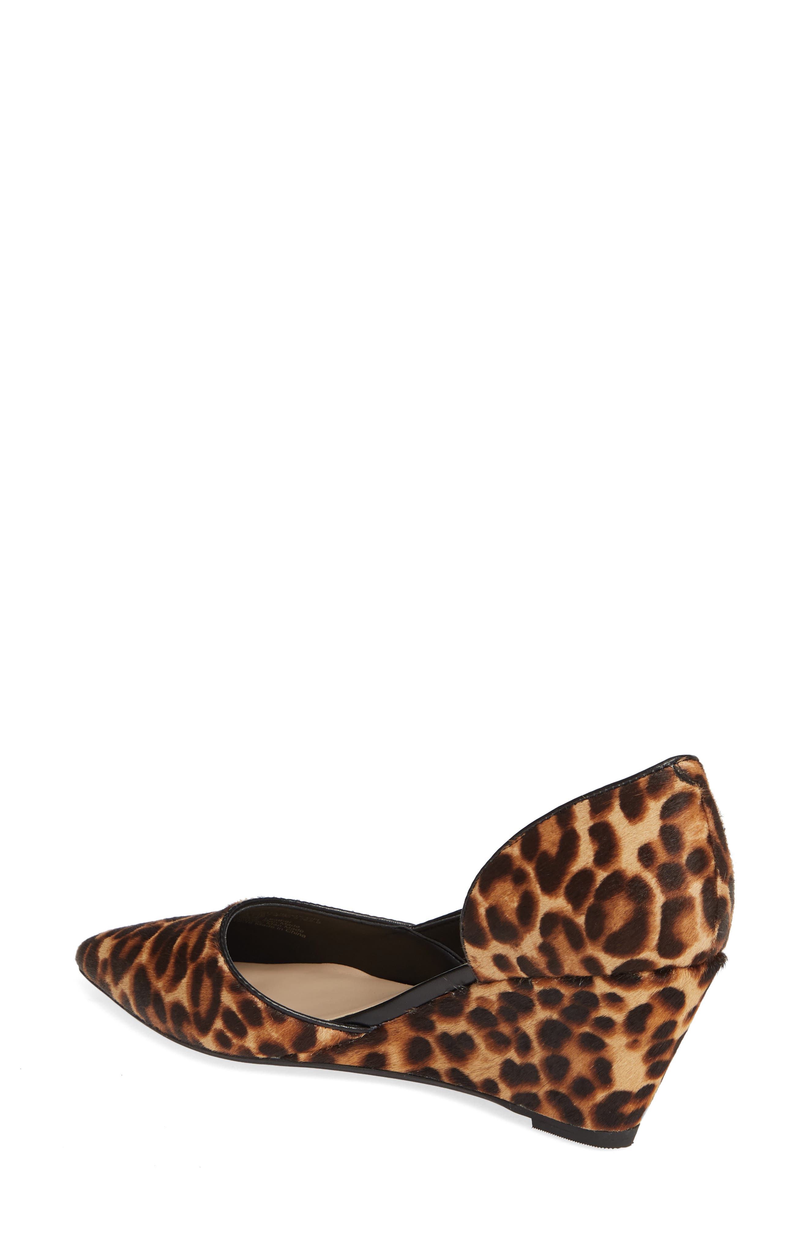 Kenneth Cole New York 'Ellis' Half d'Orsay Wedge Pump, Alternate, color, 