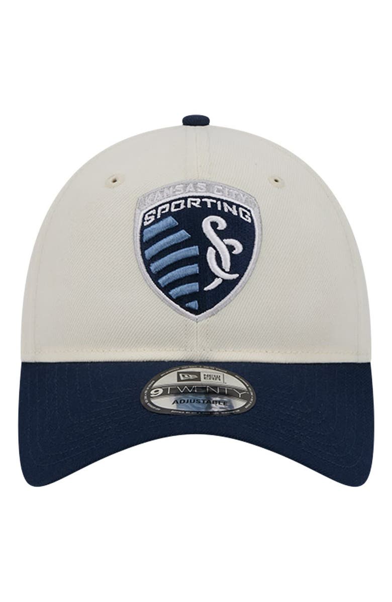 New Era Men's New Era White Sporting Kansas City 2024 Kick Off Collection 9TWENTY Adjustable Hat, Alternate, color, White