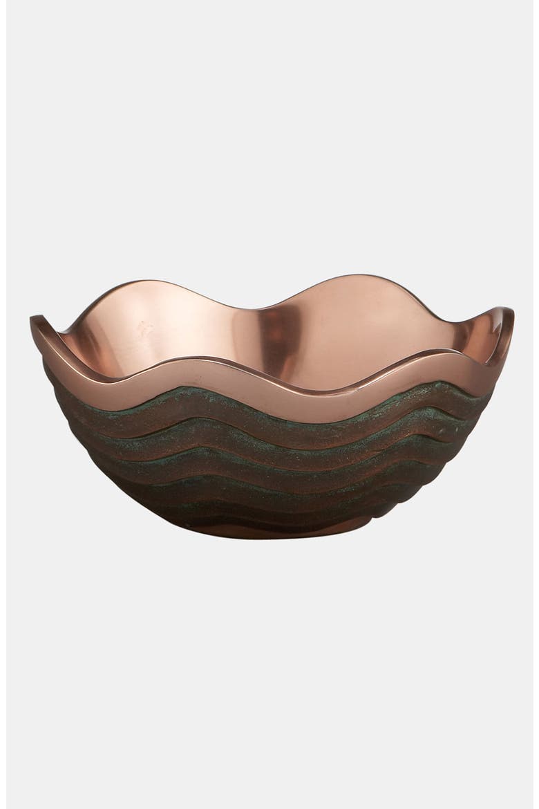 'Copper Canyon' Bowl, Main, color, RUST/ COPPER