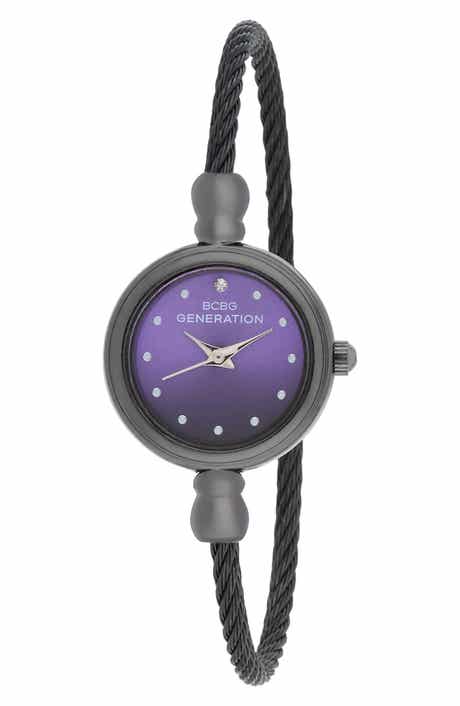 BCBG Sienna Cable Bangle Watch