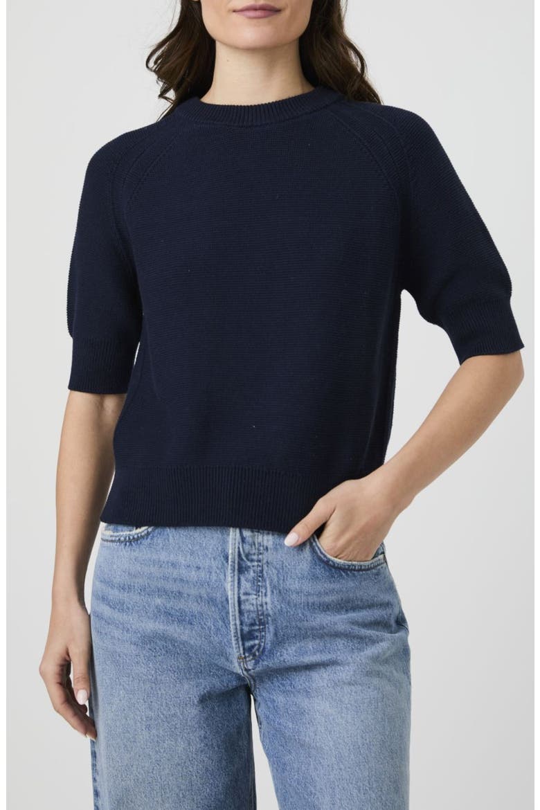 Lily Mozart Raglan Sleeve Sweater, Main, color, NAVY
