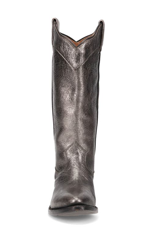 Frye Billy Daisy Knee High Western Boot In Gray