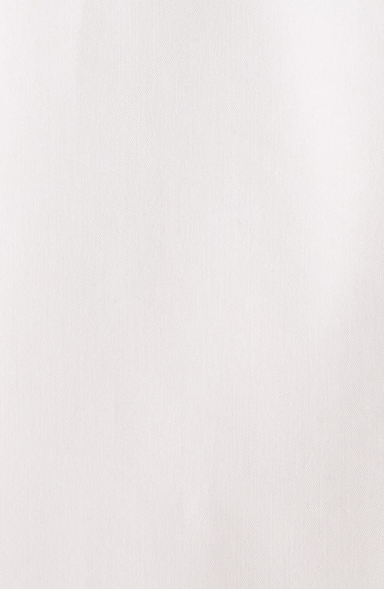 Balenciaga Classic Cotton & Silk Poplin Button-Up Shirt, Alternate, color, 9000 White