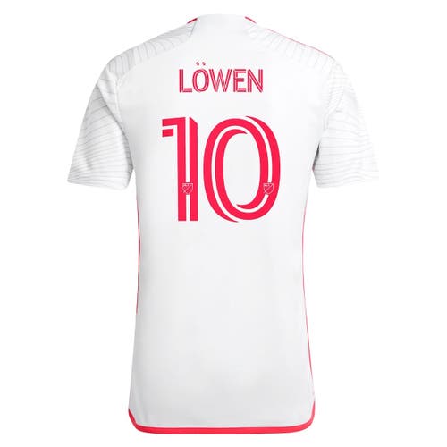 ADIDAS ORIGINALS ADIDAS EDUARD LÖWEN WHITE ST. LOUIS CITY SC 2024 THE CONFLUENCE KIT REPLICA PLAYER JERSEY