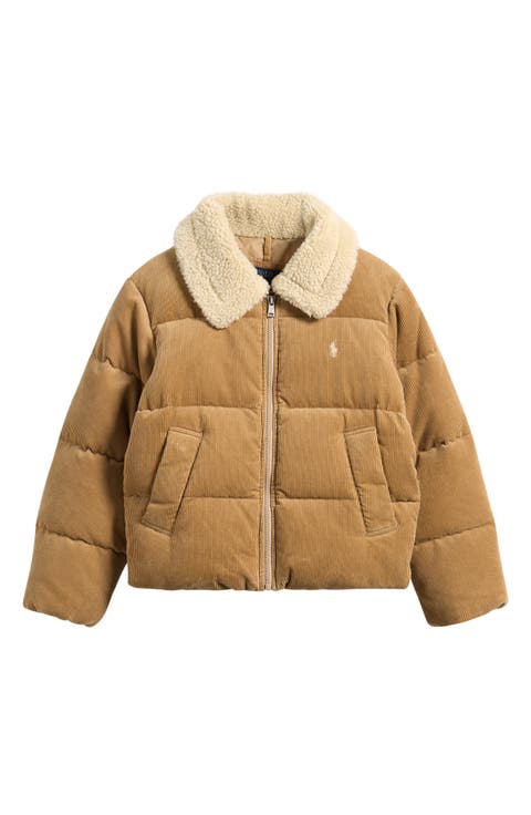 Cotton Corduroy Down Jacket
