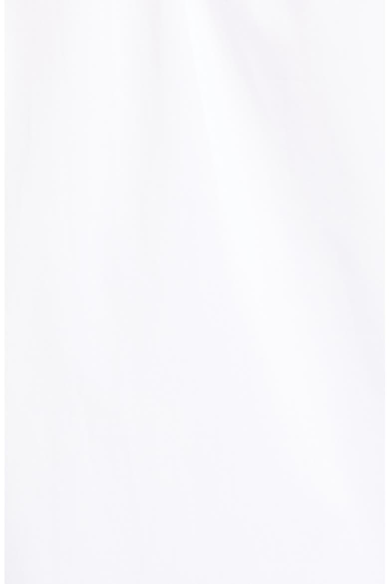 Gretchen Ruffle Sleeve Cotton Button-Up Shirt, Alternate, color, WHITE