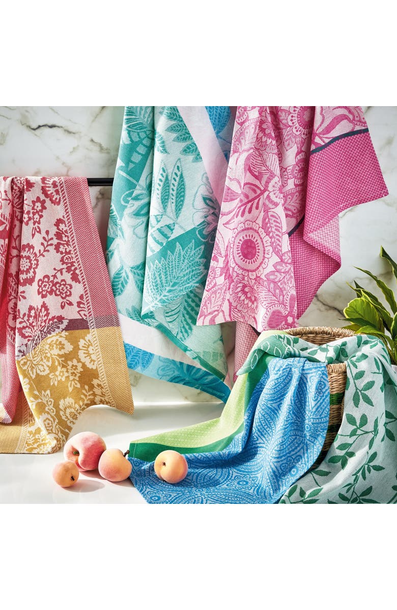 tag Pear Jacquard Dishtowel Cotton Kitchen Towel for Fall, Alternate, color, Multicolored