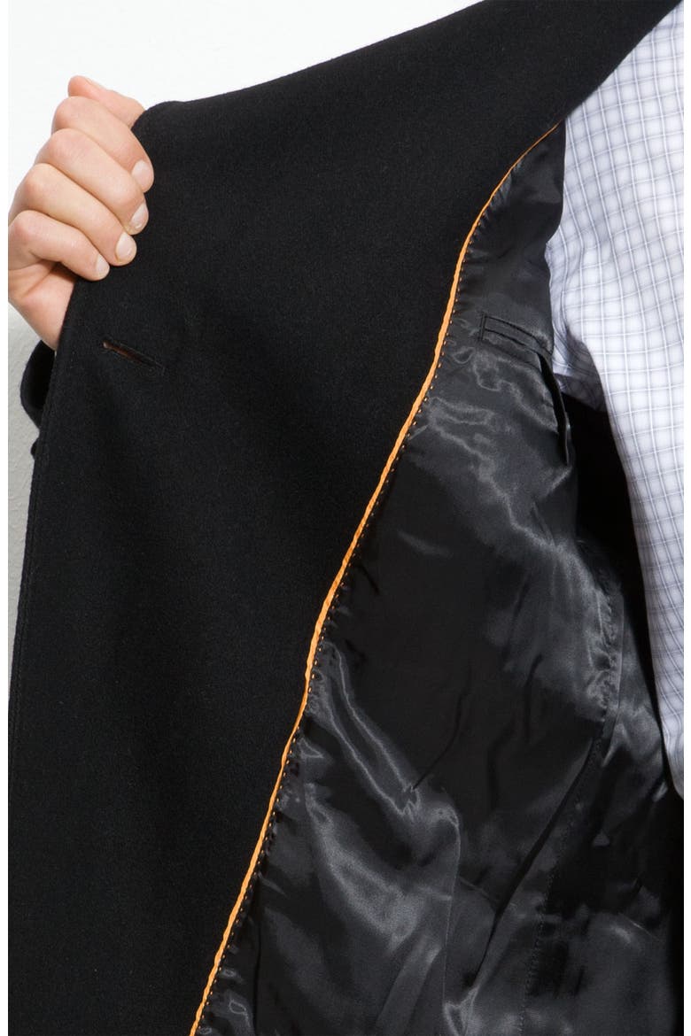 Short Peacoat, Alternate, color, BLACK