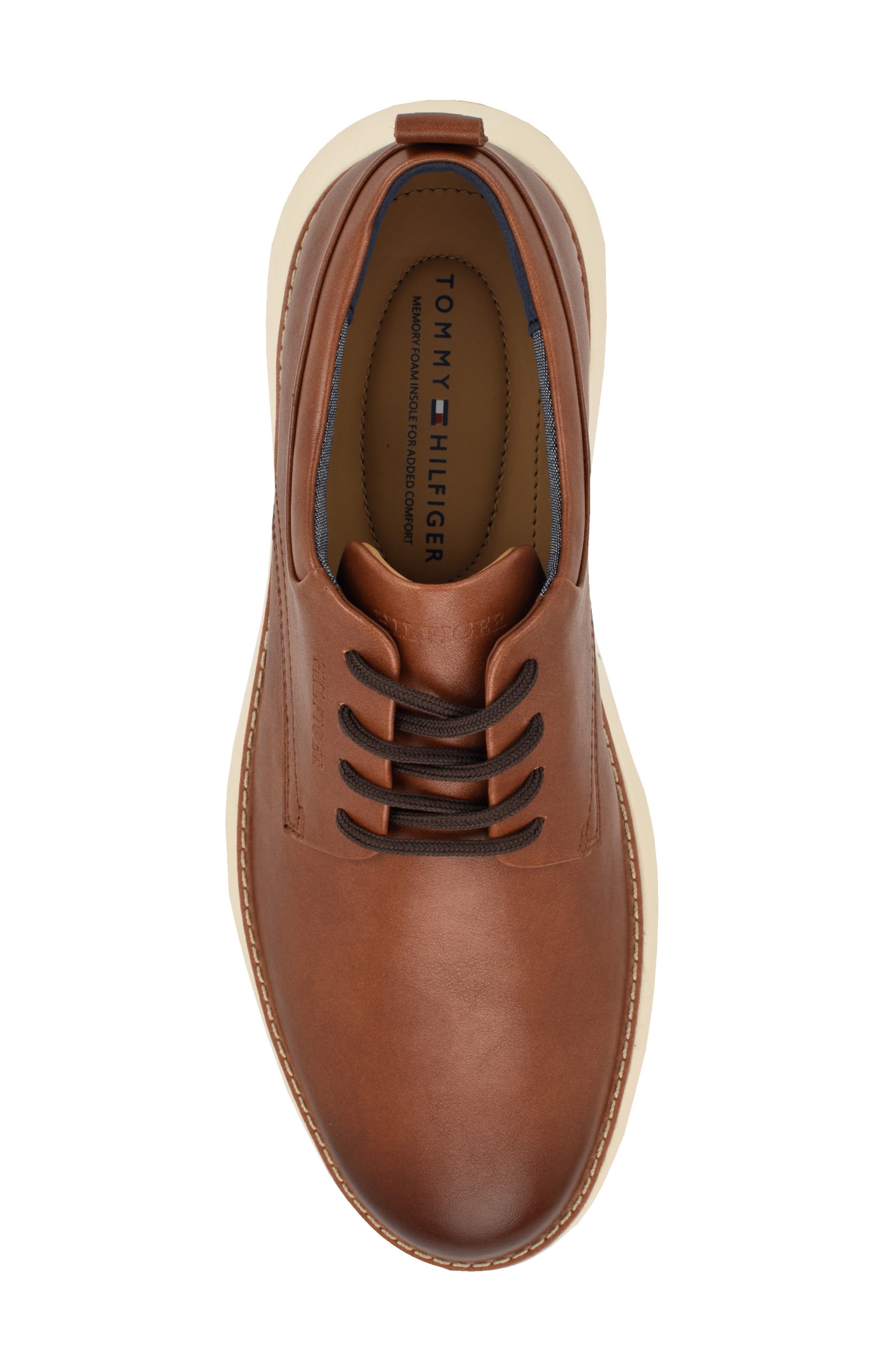 Tommy Hilfiger Foray Derby Sneaker, Alternate, color, Medium Brown