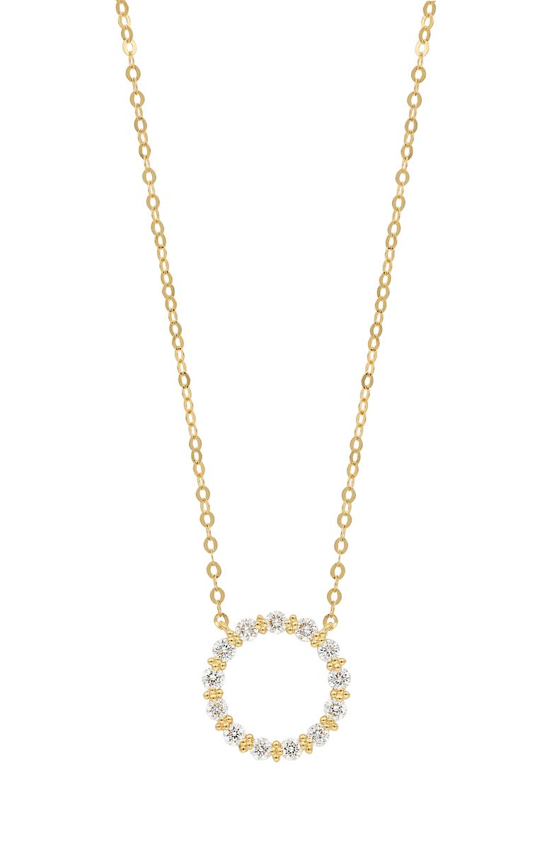 Bony Levy Mykonos Diamond Circle Pendant Necklace, Main, color, 
