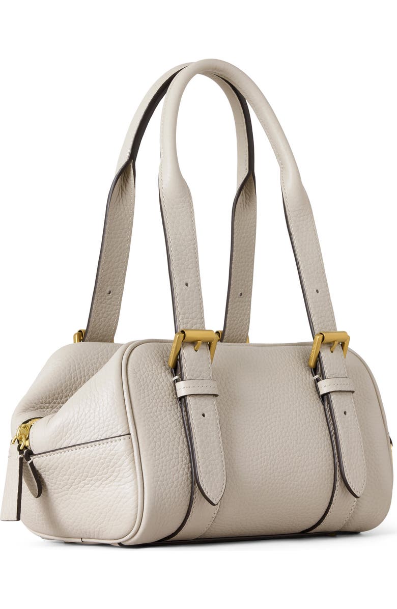 Mulberry Small Boston Heavy Grain Top Handle Bag, Alternate, color, Chalk