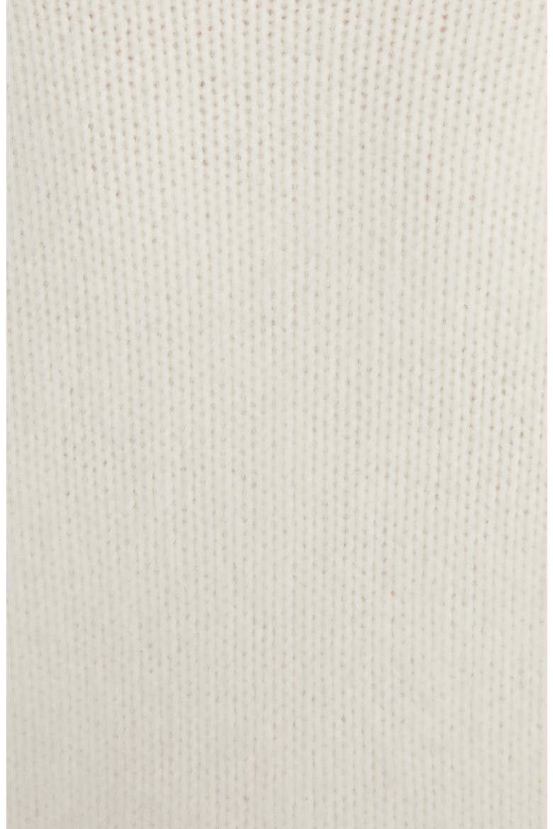 Festive Logo Intarsia Wool Turtleneck Sweater, Alternate, color, WHITE