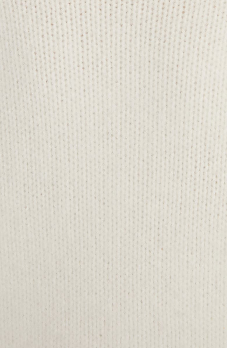 Moncler Festive Logo Intarsia Wool Turtleneck Sweater, Alternate, color, 