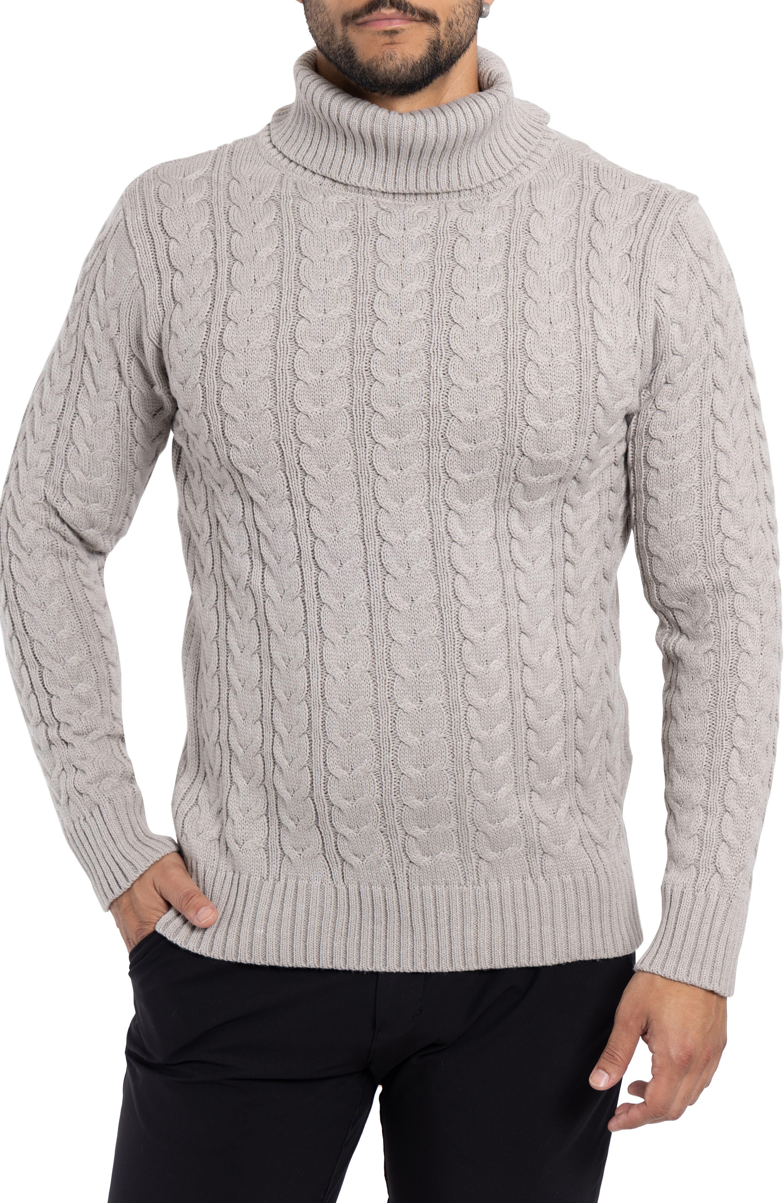 Cable Knit Turtleneck Sweater - image 5