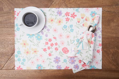 C & F Home C&f Home Bunnies & Blooms Napkin Set Of 6 In Blue