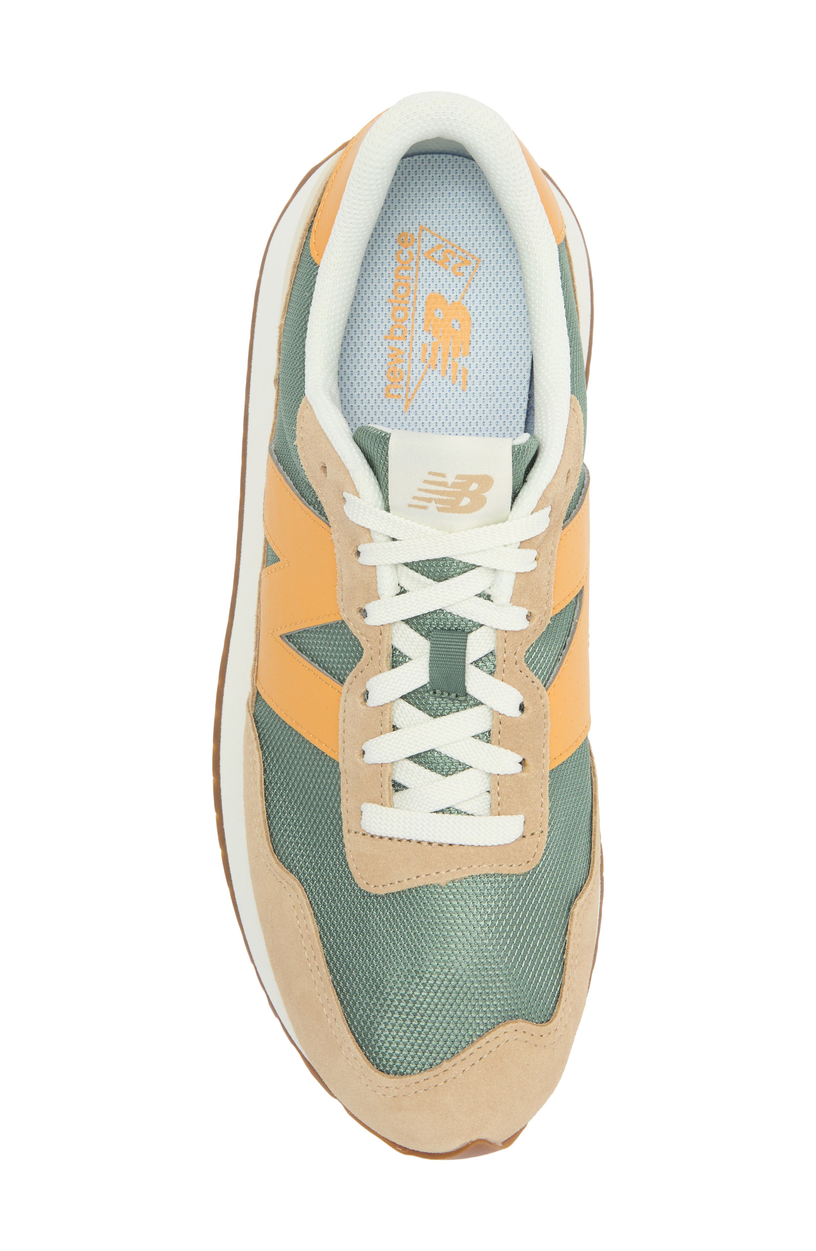 237 Sneaker, Alternate, color, DARK JUNIPER/ DRIED APRICOT