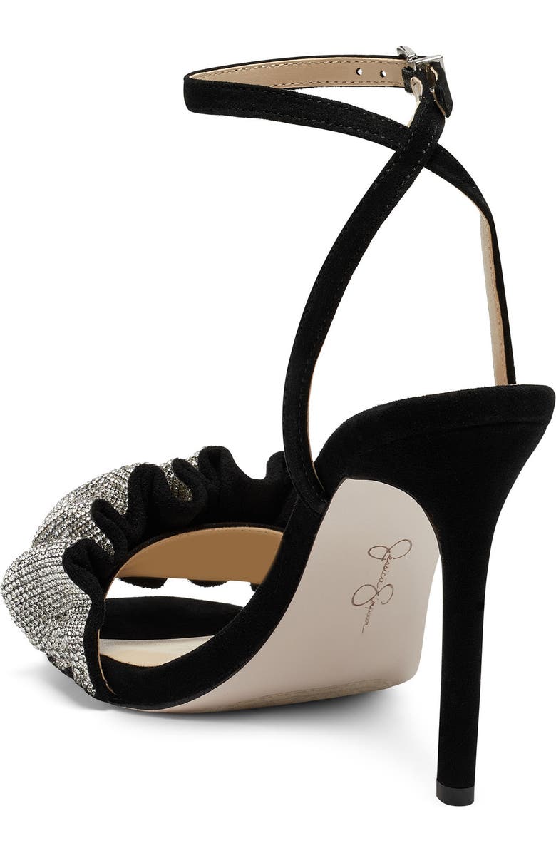 Jessica Simpson Owina Ruched Crystal Strap Sandal, Alternate, color,