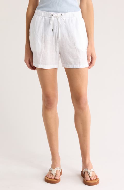 Linen Drawstring Shorts