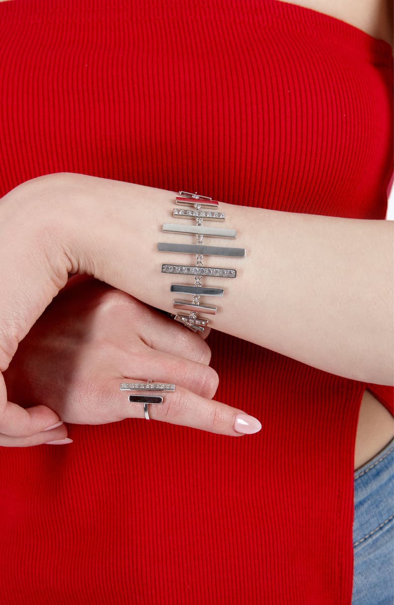 Lucy Quartermaine Double Key Ring, Alternate, color, Sterling Silver