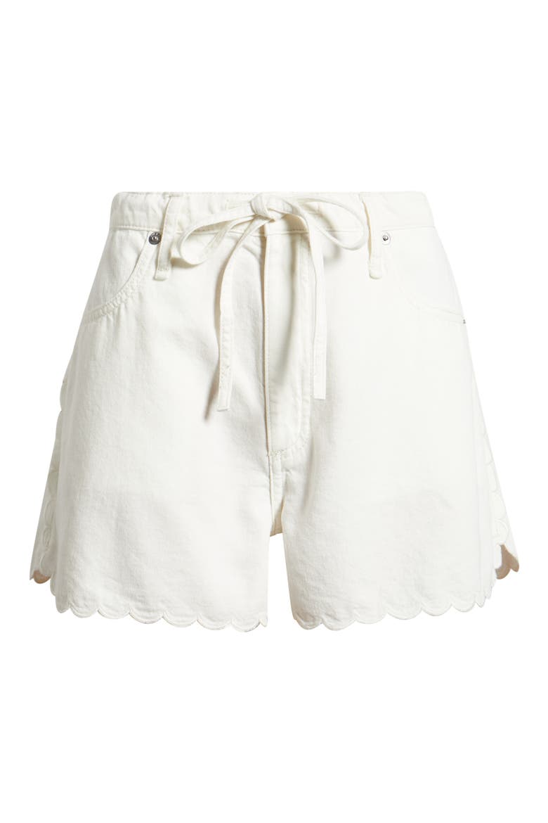 Ultra Featherweight Nolan Drawstring Denim Shorts, Alternate, color, WHITE SCALLOP