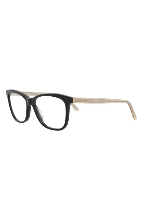 Maui Jim 53mm Square Optical Glasses In Black