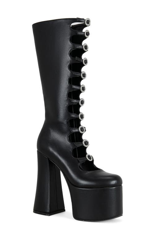 Azalea Wang Tomlin Platform Boot In Black