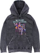 KPop Demon Hunters Mens KPop Demon Hunters Girls Group Shot Lightweight Hoodie