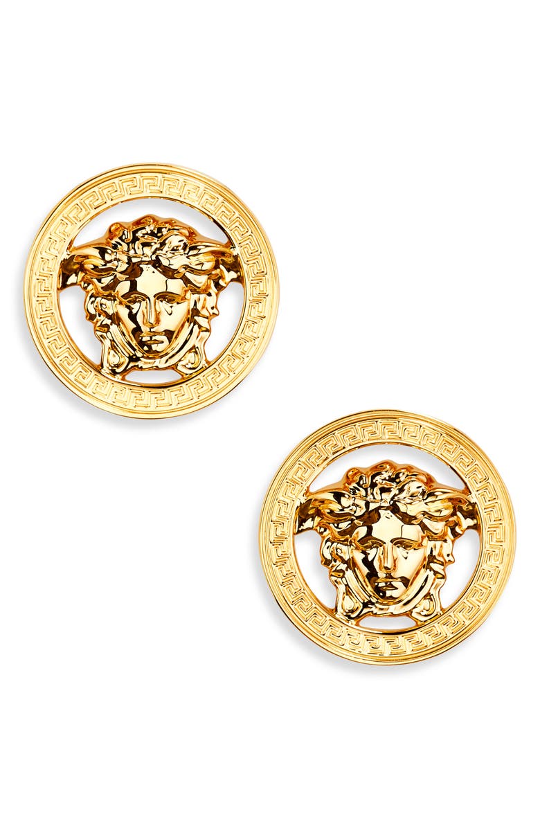 Versace La Medusa '95 Stud Earrings, Main, color, 
