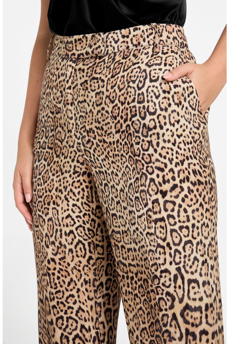 Amy Leopard Print Wide Leg Pants, Alternate, color, CHARMING LEOPARD PRINT