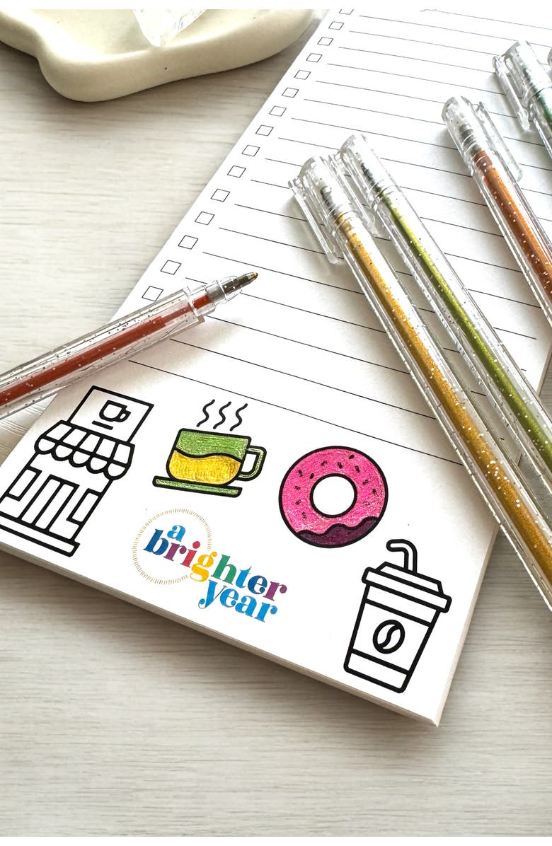 A Brighter Year Color Your Own Office Supply Bundle, Alternate, color, Multicolor