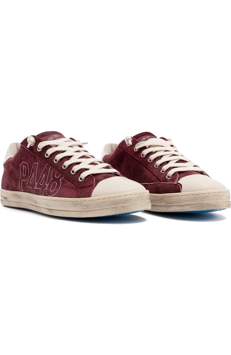 P448 John Sneaker, Alternate, color, Stitch Wine