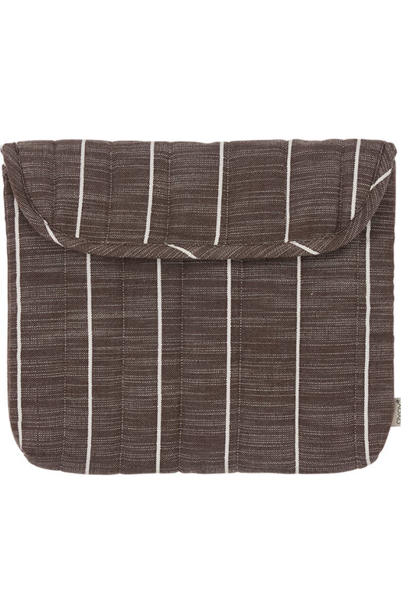 OYOY Futo Sleeve, Main, color, Brown/Offwhite