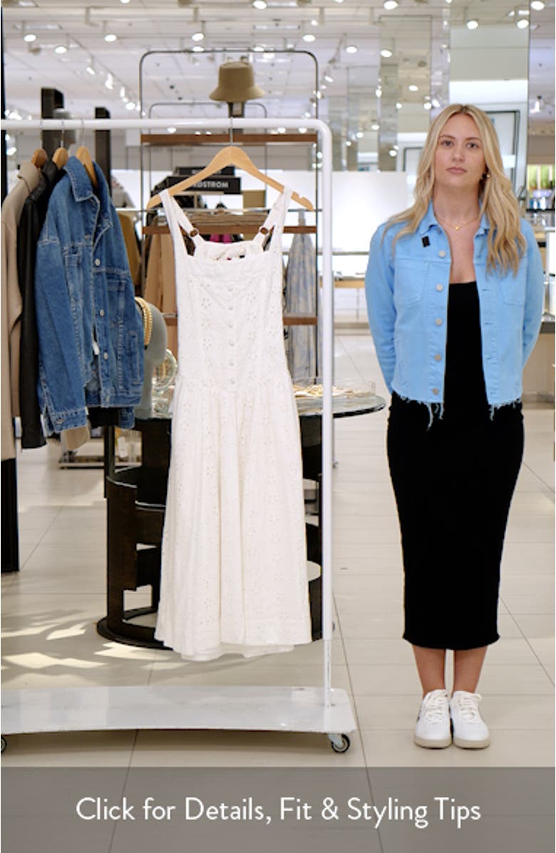 Dreamy Daisy Cotton Midi Sundress, sales video thumbnail