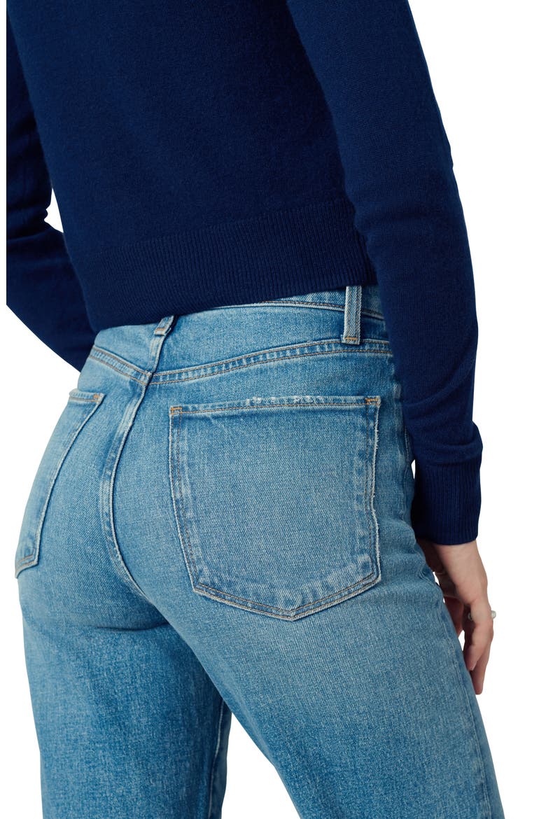 The Margot High Waist Ankle Straight Leg Jeans, Alternate, color, METAPHOR