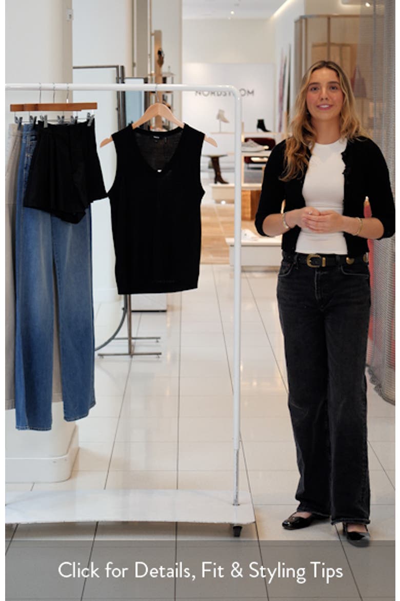 V-Neck Slim Fit Wool Tank video
