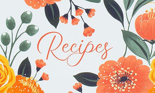 Steel Mill & Co Recipe Box In Orange
