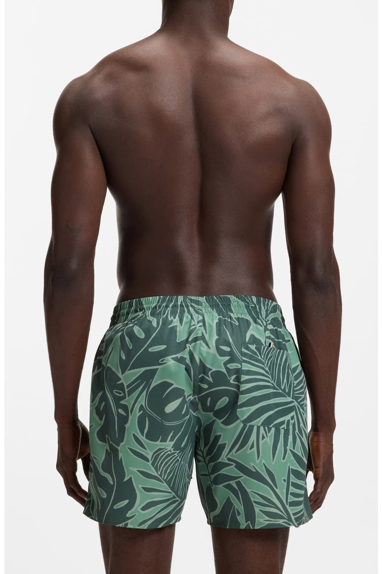 Pirhana Swim Trunks, Alternate, color, OPEN GREEN