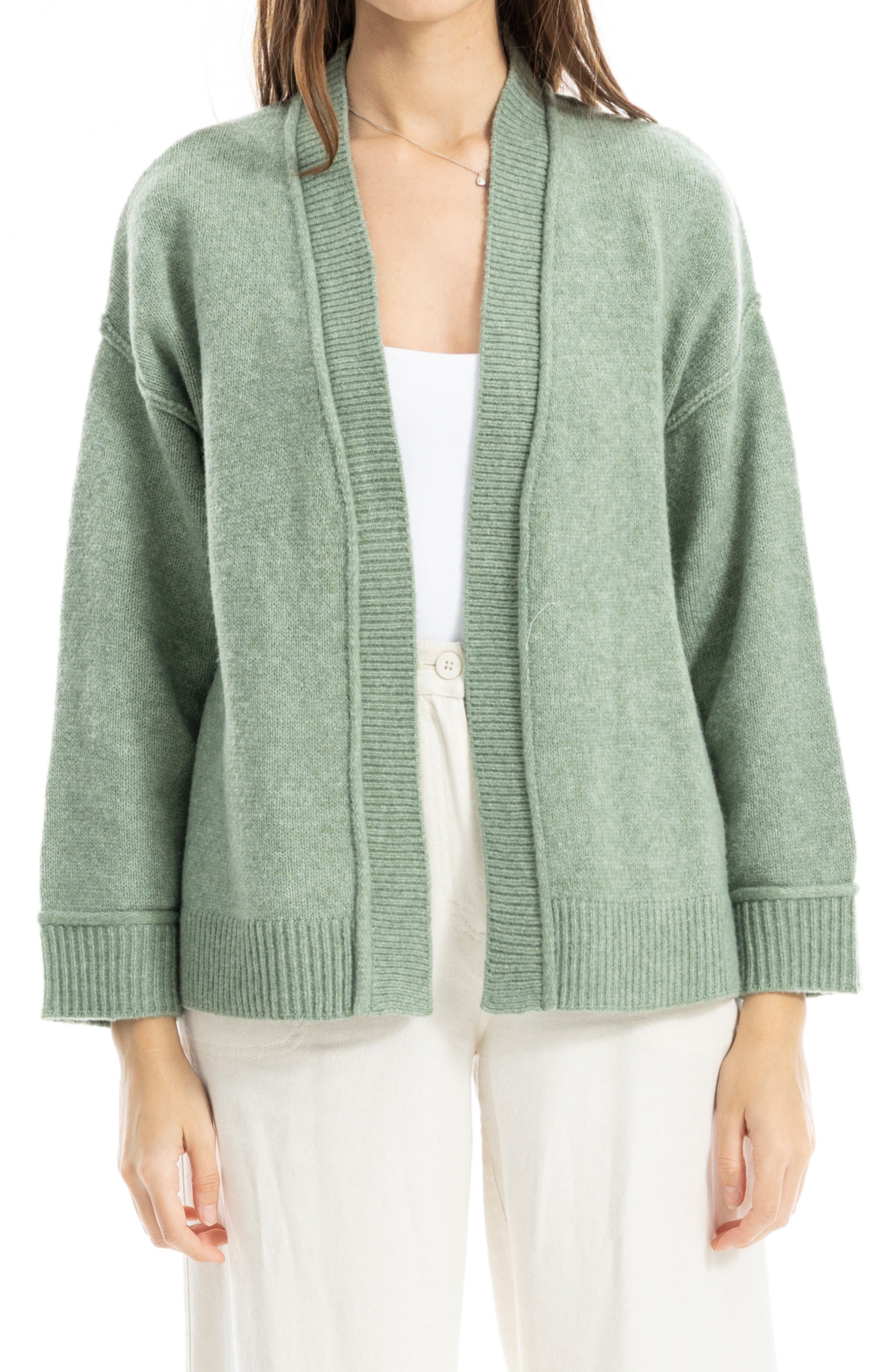 MAX STUDIO Open Front Cardigan